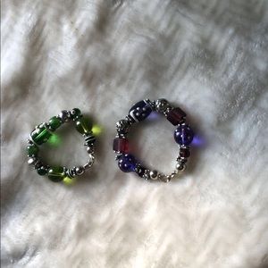 Handmade and normal bracelets